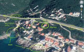 Апартаменты Villa Tara Добра-Вода Вилла с видом на море-56